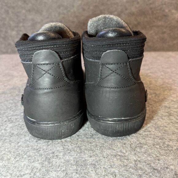 Lacoste Esparre Chukka Men’s Size US 10 UK 9 Leather Suede Black Ankle Boots - Picture 5 of 9